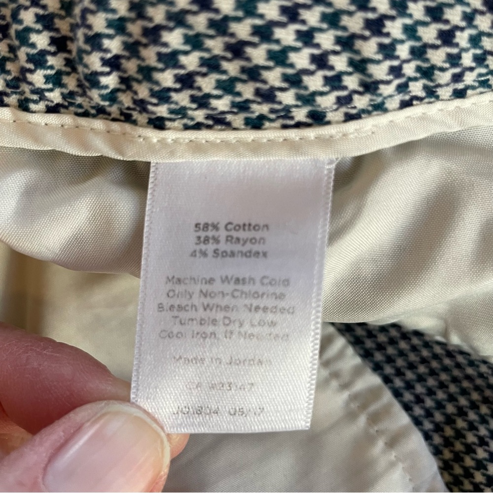 Talbots Hampshire Navy and White Trousers.  Size 18W - Picture 8 of 8
